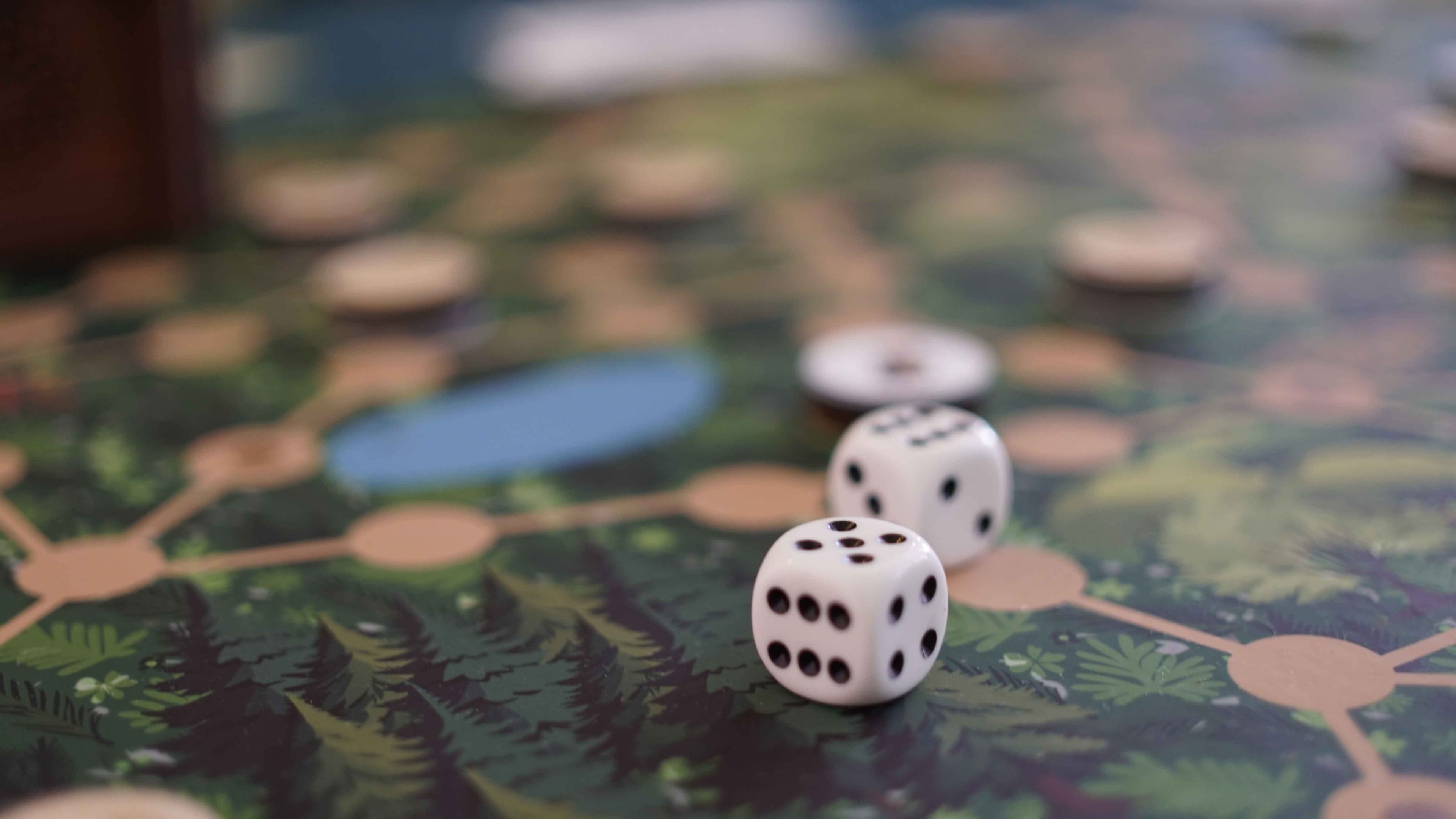 Animal Track game pieces detail
